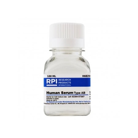Rpi Human Serum, Type AB, 100 ML H68250-100.0